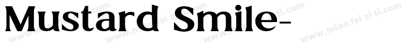 Mustard Smile字体转换